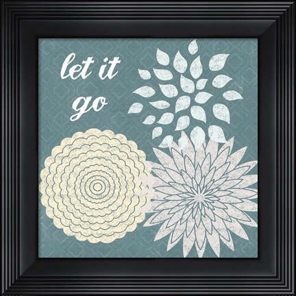 Framed Flowers 3 Print