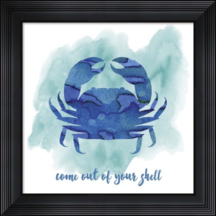 Framed Crab Print