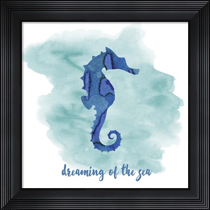 Framed Seahorse Print