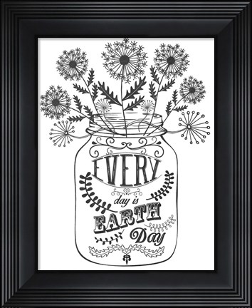 Framed Earth Day Print