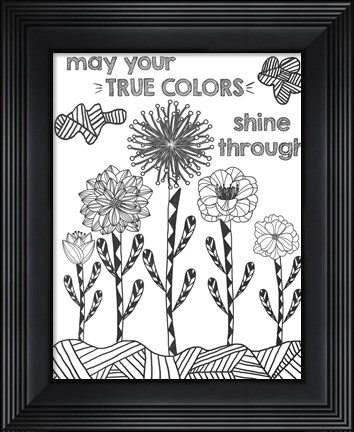 Framed True Colors Print