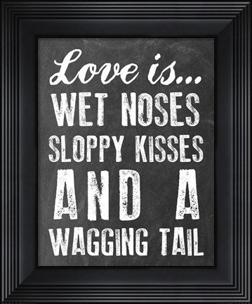 Framed Wet Noses Print