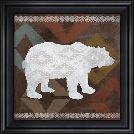 Framed Bear I Print