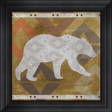 Framed Bear II Print