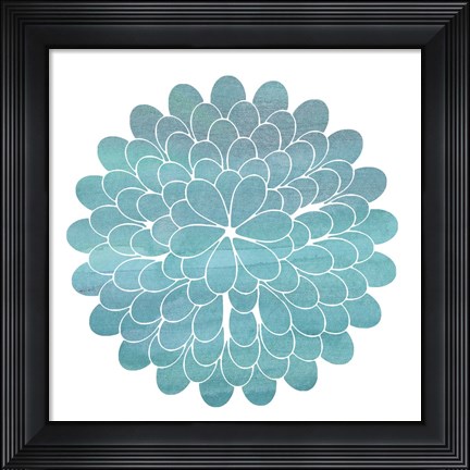 Framed Watercolor Flower 3 Print