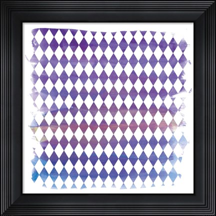 Framed Watercolor Pattern 1 Print