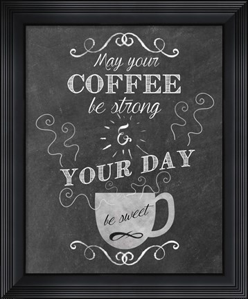 Framed Sweet Coffee Print