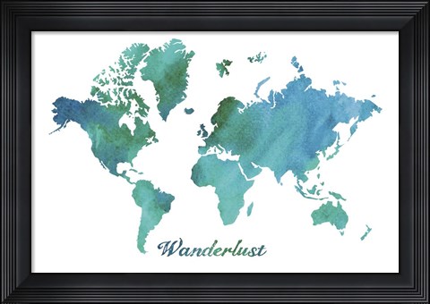 Framed Wanderlust Print
