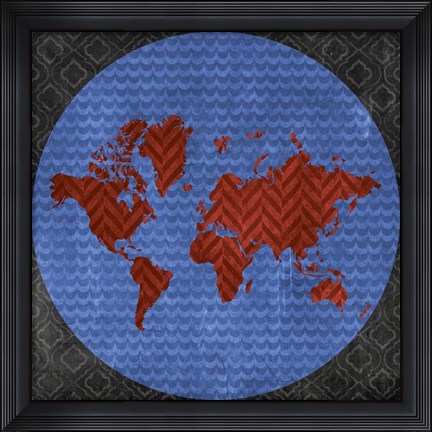 Framed World Print