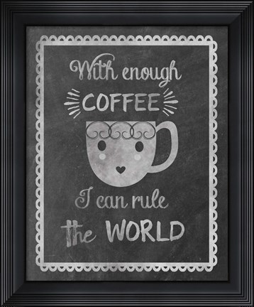 Framed Rule Coffee Print
