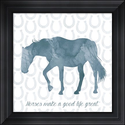 Framed Horse Great Print