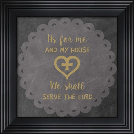 Framed Serve Print