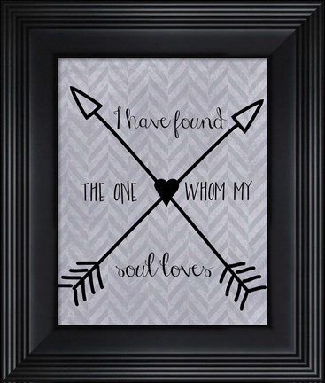 Framed Soul Loves Print