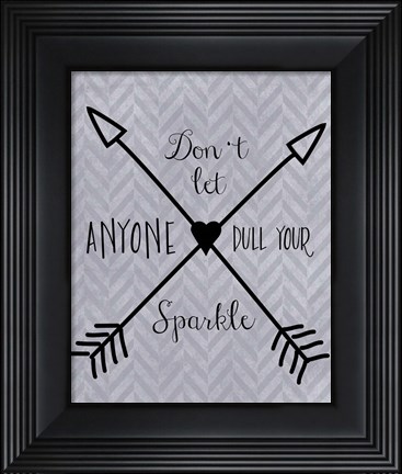 Framed Sparkle Print