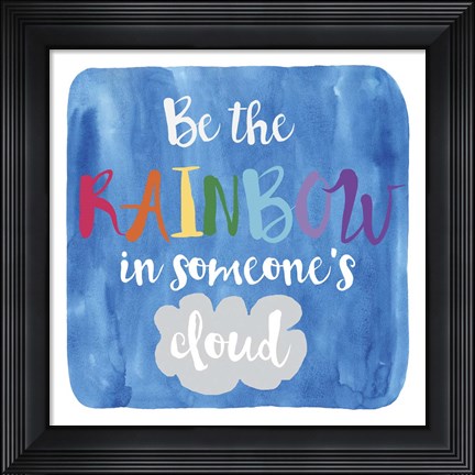 Framed WC Rainbow Print