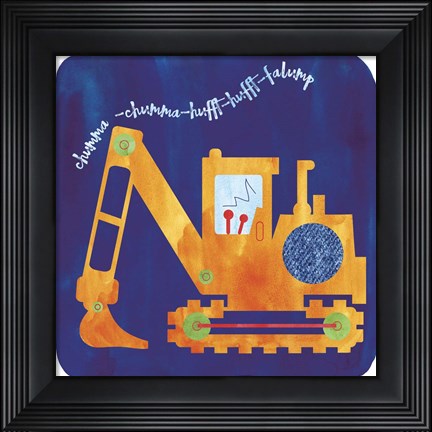 Framed Digger Print