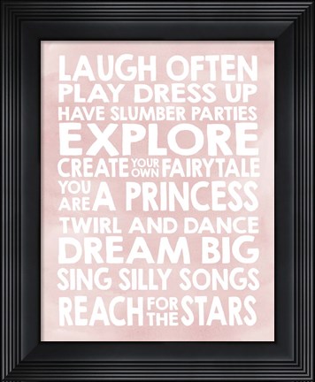 Framed Laugh Print