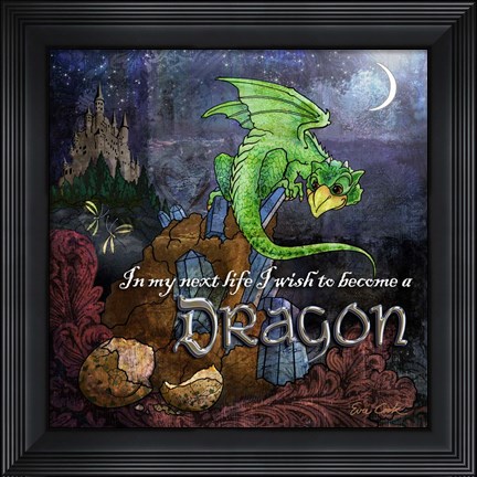 Framed Dragon Print