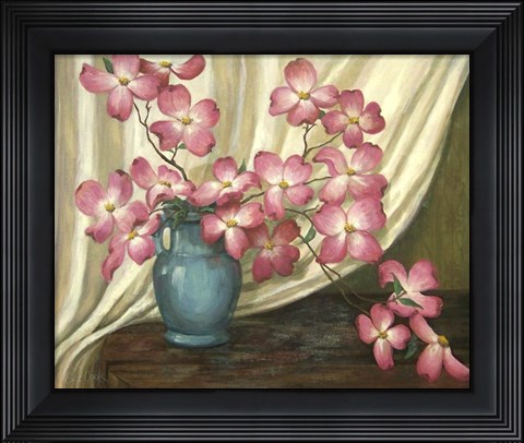Framed Pink Dogwoods Print