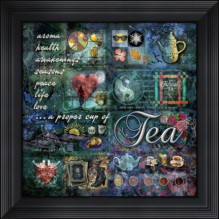 Framed Tea Print