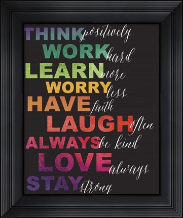 Framed Inspirations II Print