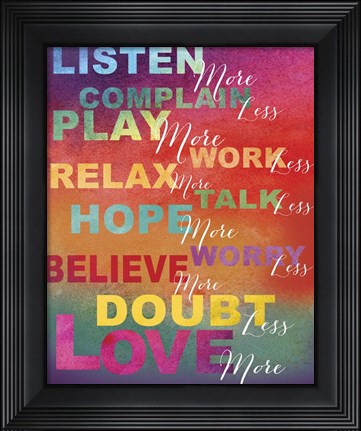 Framed Inspirations Print