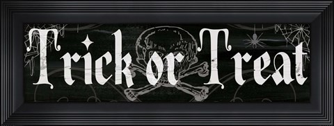 Framed Trick or Treat I Print