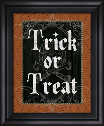 Framed Trick or Treat II Print