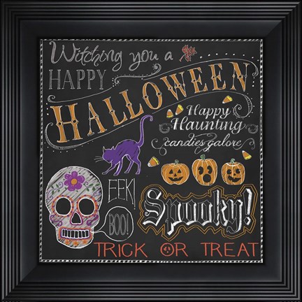 Framed Halloween Mix Print