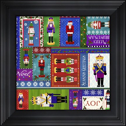 Framed Nutcracker Patt 1 Print