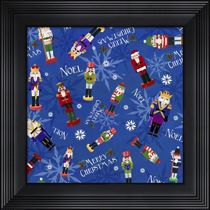 Framed Nutcracker Patt 2 Print
