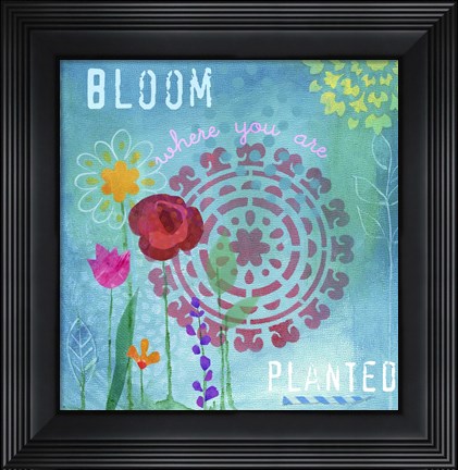 Framed Bloom Print