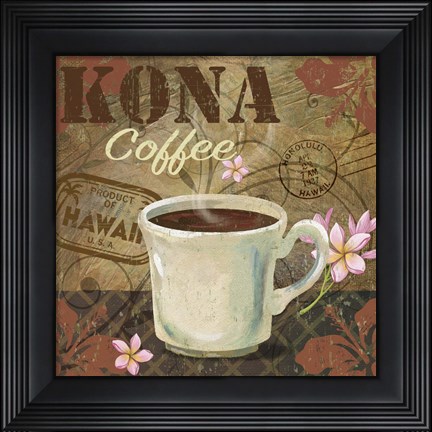 Framed Kona Coffee Print