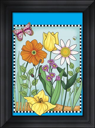 Framed Magical Garden F Print