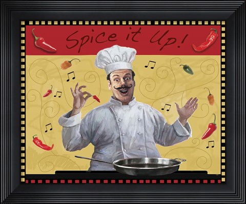 Framed Spice it up Master Print