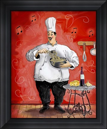Framed Pasta Print