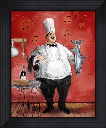Framed Fish Print
