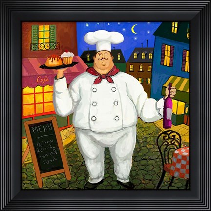 Framed Pastry Chef Master Print