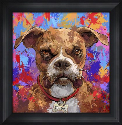 Framed Boxer Print