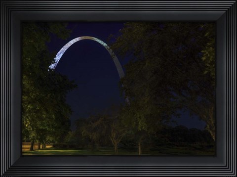 Framed Arch In The Park Print