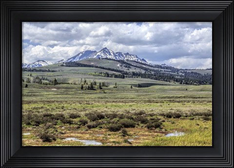 Framed Electric Peak Print