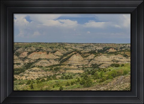 Framed Painted Canyon 2 Print