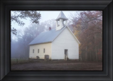 Framed Primitive Baptist Church Fog Print