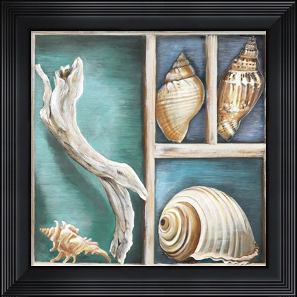 Framed Collection of Memories I Print
