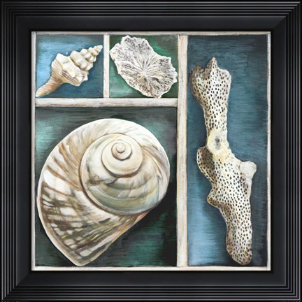 Framed Collection of Memories V Print