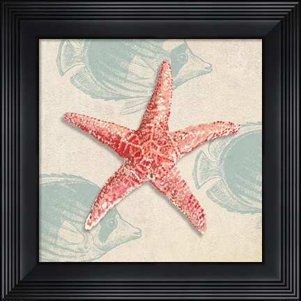 Framed Ocean Gift I Print