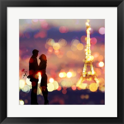 Framed Date in Paris (detail) Print