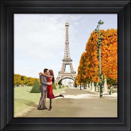 Framed Boulevard of Trees  (detail) Print