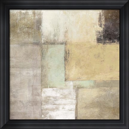 Framed Plage I Print