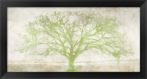 Framed Green Tree Print